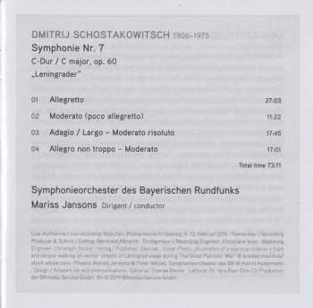 CD Dmitri Shostakovich: Symphonie Nr. 7 "Leningrader"
