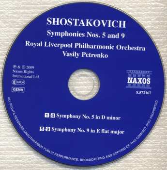 CD Dmitri Shostakovich: Symphonies Nos. 5 & 9