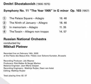 SACD Dmitri Shostakovich: Symphony No. 11