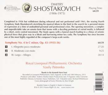 CD Dmitri Shostakovich: Symphony No. 4