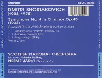 CD Dmitri Shostakovich: Symphony No. 4 In C Minor Op. 43