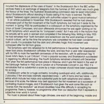 CD Dmitri Shostakovich: Symphony No. 4 In C Minor Op. 43