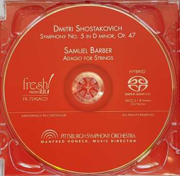 SACD Dmitri Shostakovich: Shostakovich: Symphony No. 5 / Barber: Adagio