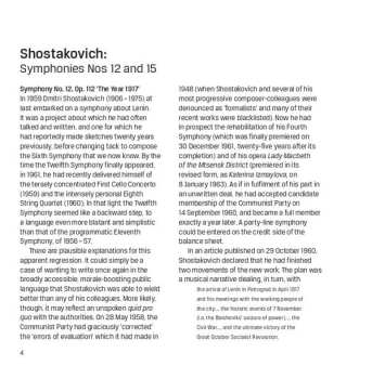 SACD Dmitri Shostakovich: Symphony No.12 'The Year 1917' . Symphony No. 14