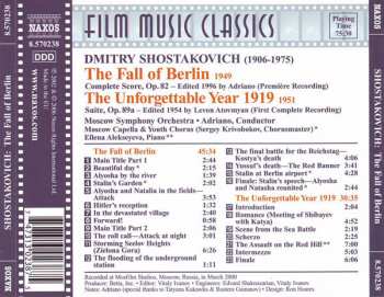 CD Dmitri Shostakovich: The Fall of Berlin • Suite from "The Unforgettable Year 1919"