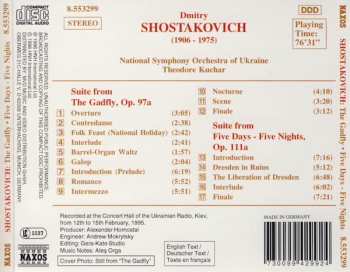 CD Dmitri Shostakovich: The Gadfly / Five Days - Five Nights
