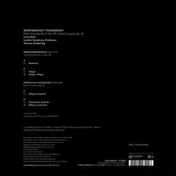 2LP Pyotr Ilyich Tchaikovsky: Violin Concerto No. 2, Op. 129 | Violin Concerto, Op. 35 LTD | NUM