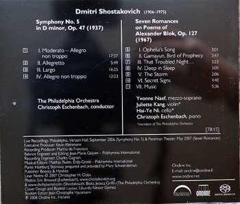 SACD Dmitri Shostakovich: Symphony No. 5 / Seven Romances On Poems Of Alexander Blok