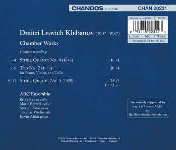 CD ARC Ensemble: Chamber Works