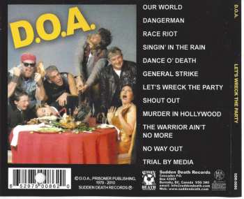CD D.O.A.: Let's Wreck The Party