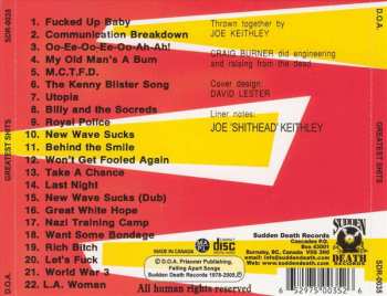CD D.O.A.: Greatest Shits - One Hour Of Music