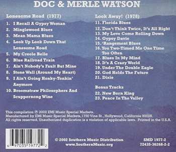 CD Doc & Merle Watson: Lonesome Road / Look Away!