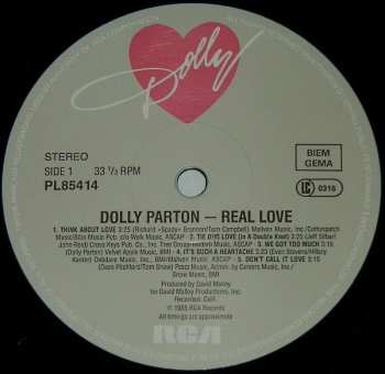 LP Dolly Parton: Real Love