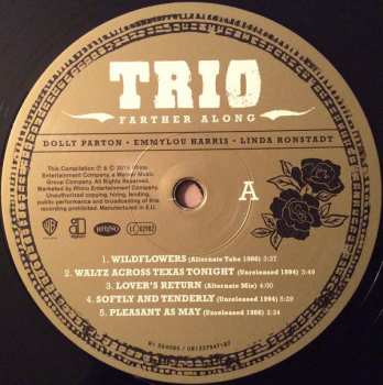 2LP Emmylou Harris: Trio: Farther Along