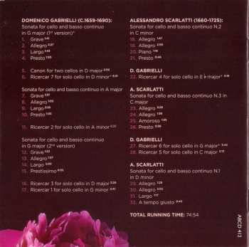 SACD Alessandro Scarlatti: Complete Cello Works