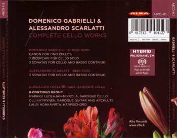 SACD Alessandro Scarlatti: Complete Cello Works