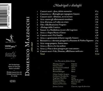 CD Domenico Mazzocchi: Madrigali E Dialoghi