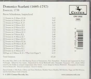 CD Domenico Scarlatti: Essercizi, 1738