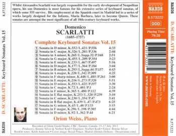 CD Domenico Scarlatti: Complete Keyboard Sonatas Vol. 15