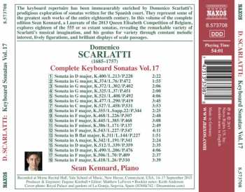 CD Domenico Scarlatti: Complete Keyboard Sonatas Vol. 17