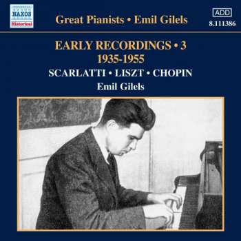 Album Domenico Scarlatti: Emil Gilels - Early Recordings Vol.3