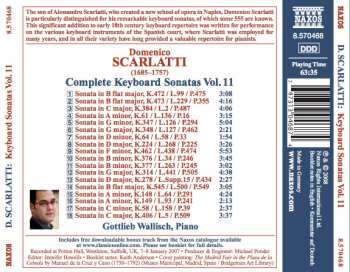 CD Domenico Scarlatti: Complete Keyboard Sonatas Vol. 11