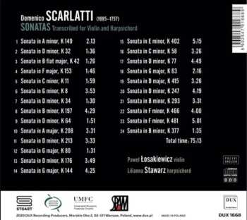 CD Domenico Scarlatti: Sonatas Transcribed For Violin And Harpsichord