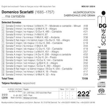 SACD Domenico Scarlatti: ...Ma Cantabile (Selected Sonatas)