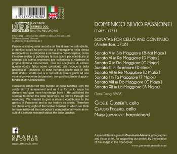 CD Ensemble Il Continuo: Sonatas For Cello