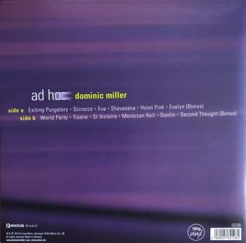 LP Dominic Miller: Ad Hoc