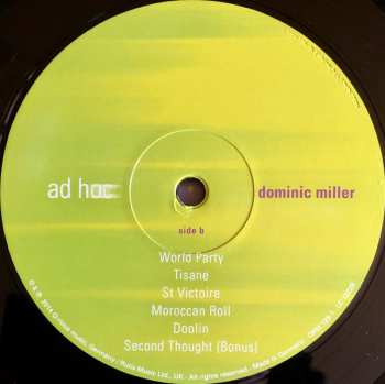 LP Dominic Miller: Ad Hoc