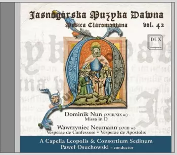 Missa In D / Vesperae De Confessore, Vesperae De Apostolis