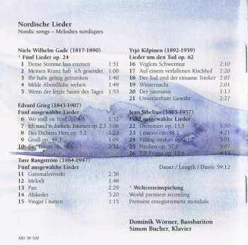 CD Dominik Wörner: Nordische Lieder (Nordic Songs · Mélodies Nordiques)