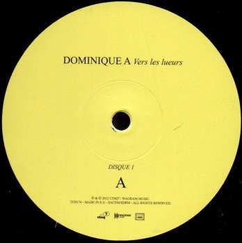 2LP Dominique A.: Vers Les Lueurs