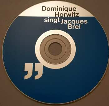 CD Dominique Horwitz: Dominique Horwitz singt Jacques Brel