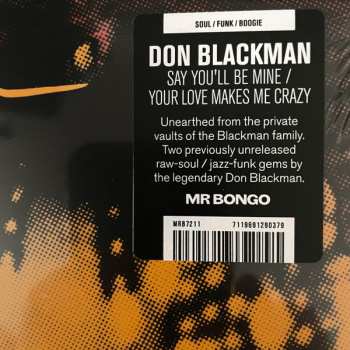 SP Don Blackman: Say You'll Be Mine