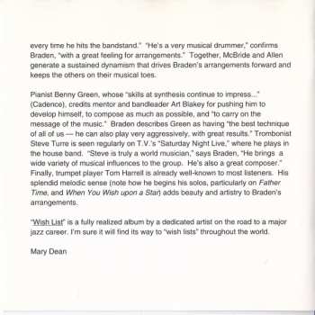 CD Don Braden Sextet: Wish List