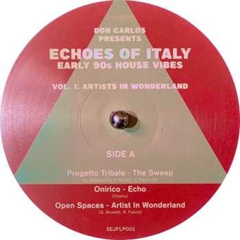 2LP Echoes Of Italy (Early 90s House Vibes) (Vol. 1 Artists In Wonderland)