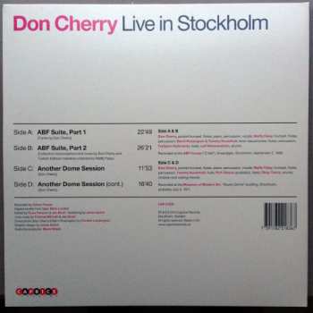 2LP Don Cherry: Live In Stockholm