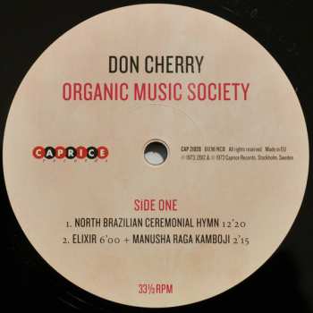2LP Don Cherry: Organic Music Society