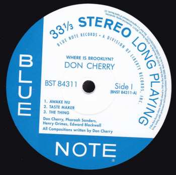 LP Don Cherry: Where Is Brooklyn?