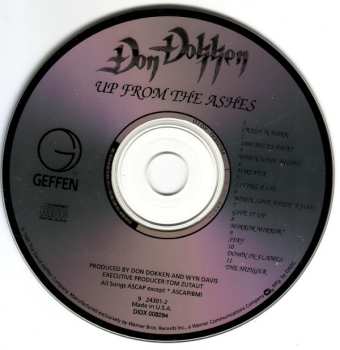 CD Don Dokken: Up From The Ashes
