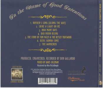 CD Don Gallardo: In The Name Of Good Intentions