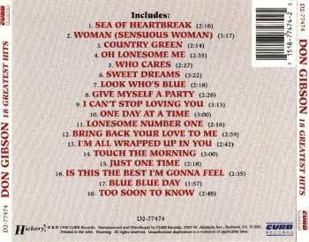 CD Don Gibson: 18 Greatest Hits