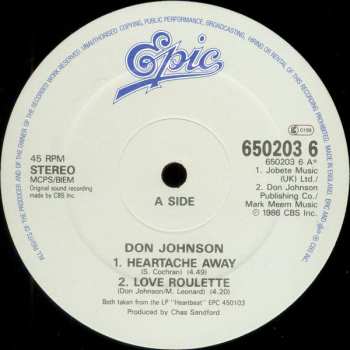 LP Don Johnson: Heartache Away