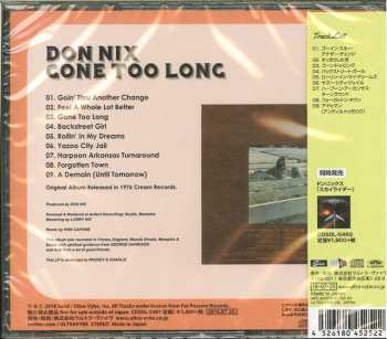 CD Don Nix: Gone Too Long