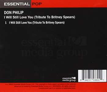 CD Don Philip: I Will Still Love You (Tribute to Britney Spears)