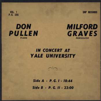 Album Milford Graves: In Concert At Yale University