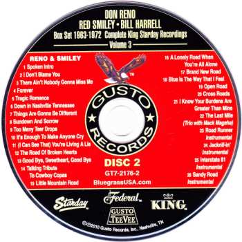 4CD Don Reno: 1963-1972 Complete King Starday Recordings Volume 3