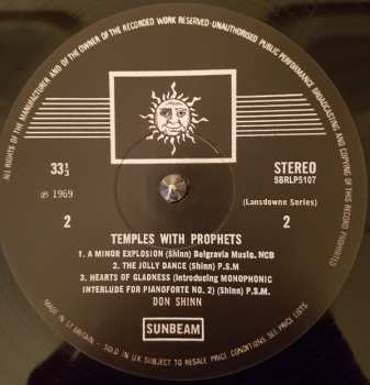 LP/SP Don Shinn: Temples With Prophets LTD | NUM